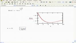 پیدا کردن حداکثر حداقل توابع mathcad