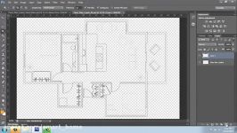 Adobe Photoshop CS6  Rendering a Floor Plan  Part 2