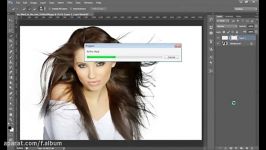 جدا کردن مو بکگراند توسط فتوشاپ.