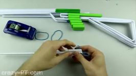 How to Make a Simple Airsoft Gun  Paper Pistol  You