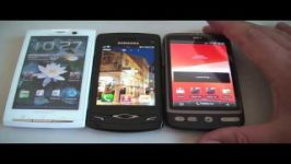 Samsung Wave S8500 Vs Desire Htc and X10i Sony Ericsson  Boot and Game Asphalt 5