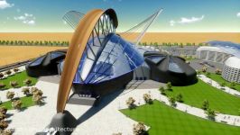 3D Architecture Animation Museum  HD