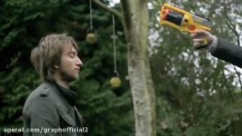 صحنه آهسته فرار گلوله سَبک ماتریکس the slow mo guys