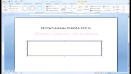 Word 2007 Using Text Boxes