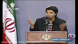 كلمة أحمد الحجیری فی حضرة السید القائد الخامنائی