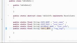 آندروید SQLite  قسمت اول ساخت دیتابیس جداول