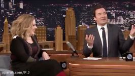 Adele chats with Jimmy Fallon