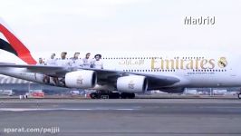 هواپیمای ارباس 380 امارات برای رئال مادریدHD
