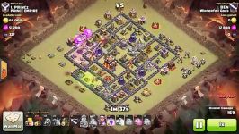 Clash of Clans  TH10  LavaLoon  War 110 vs PRINCE EM