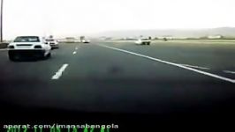 رانندگی دیوانه وار در اتوبان تهران به کرجرانندگی دیوانه