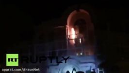 سفارت کنسولگری عربستان توسط معترضان به آتش کشیده شد.