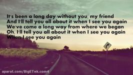 See You Again Wiz Khalifa Lyrics