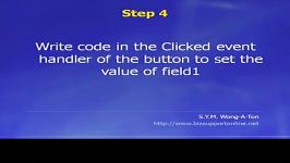 Write Code in Visual Studio 2005 to Set the Value of a