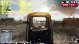 اجرای بازی Battlefield 4 به وسیله AMD A6 7400K