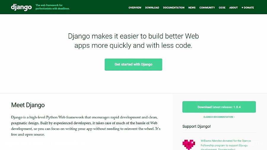 دانلود آموزش برنامه نویسی وب بوسیله فریم ورک Django ...