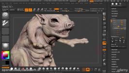 دانلود آموزش ساخت کاراکترهای بازی بوسیله ZBrush...