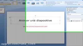 Animer un texte dans une diapositive PowerPoint 2007 20