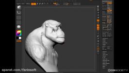 دانلود آموزش مدل سازی حجاری حیوانات در ZBrush...