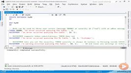 دانلود آموزش امکانات ابزارهای جدید T SQL در SQL Se...