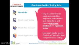 What is OATS and Oracle Testing Training Tutorials over