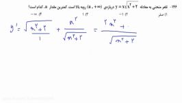 روش های جالب در حل تست های تقعر کاربرد مشتق