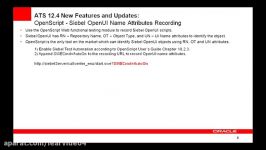 Oracle Application Testing Suite 12.4 New Features and