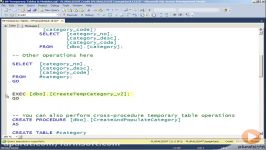 دانلود آموزش Temporary Object در SQL Server 2005 به ...