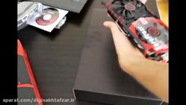 باز کردن جعبه کارت گرافیک MSI R7 370 Gaming 2G