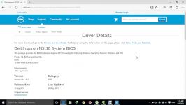 Windows 10 on Dell Inspiron BIOS problem solved