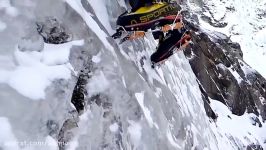 Stormbringer No Retreat iceclimbing in Norway