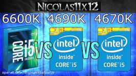 مقایسه پردازنده های Intel i5 6600K با...