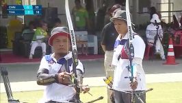 China v Thailand –Recurve Mixed Team Gold Final Asia Pa