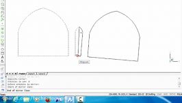 اموزش دستور mirror در bricscad