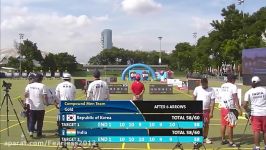 Korea v India –Compound Men Team Gold Final Asian Champ