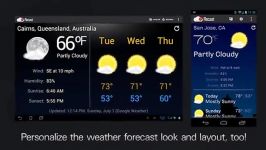 معرفی برنامه Recast Weather and Widgets