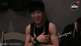 BANGTAN BOMB Jimins see through sleeveless shirt