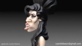 Amy Winehouse  Caricature Sculpt