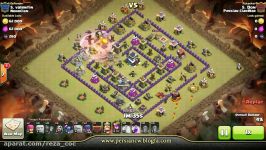 Clash of Clans  3 Stars Attack TH9  GOWIPE