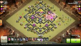 Clash of Clans  3 Stars Attack TH9  GOWIPE
