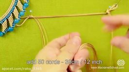 Nefertiti Macramé Necklace Tutorial