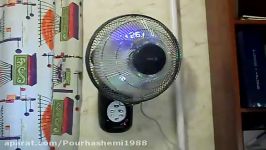 Thermometer Scrolling Text in Fan Wheel