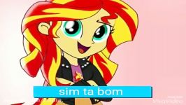 Sunset shimmer e pinkie pieviva vídeo  YouTube