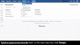 7 متصل کردن Tempo Team به پروژه یا بورد در JIRA