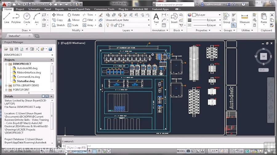 دانلود آموزش کامل نرم افزار AutoCAD Electrical 2014...