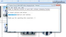 Replace Picture in Word Without Formatting Changes