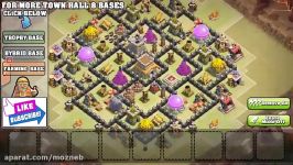 base town hall 8 clash of clanswarM