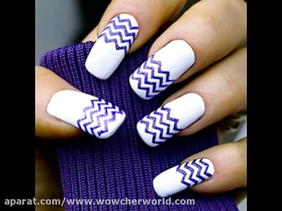 فیلم طراحی روی ناخن شابلون های ®wownails فقط در ووچر