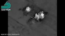 حمله جنگنده روسی به مقر داعش در دیرالزور سوریه