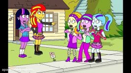 Dazzlings ground Sunset Shimmer