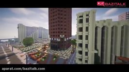 جهان پهناور GTA V را در بازی Minecraft ببینید